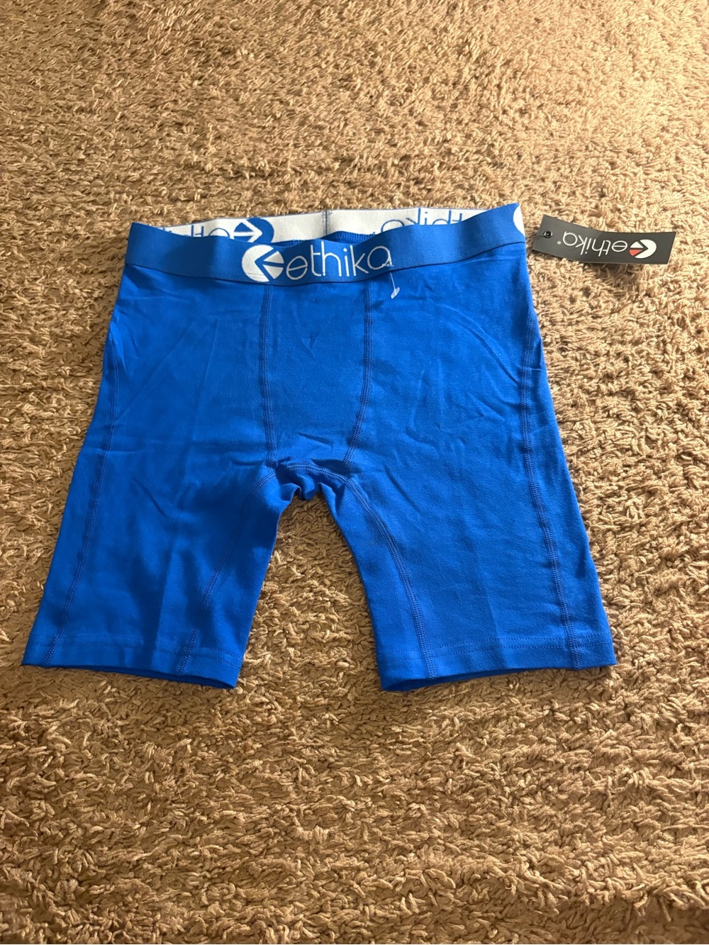 ethika Royal Blue Kids' Compression Shorts